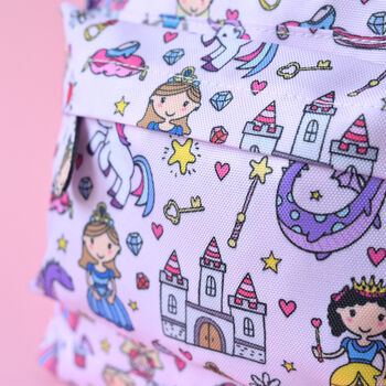 Personalised Princess Pink Backpack, 4 of 8