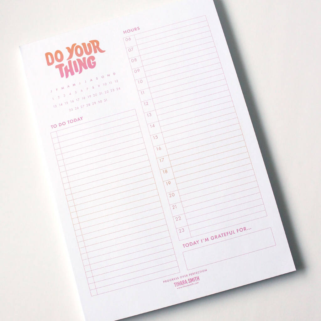 Daily Planner Notepad, 1 of 6