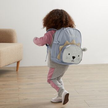 Personalised Lion Medium Backpack, 2 of 8