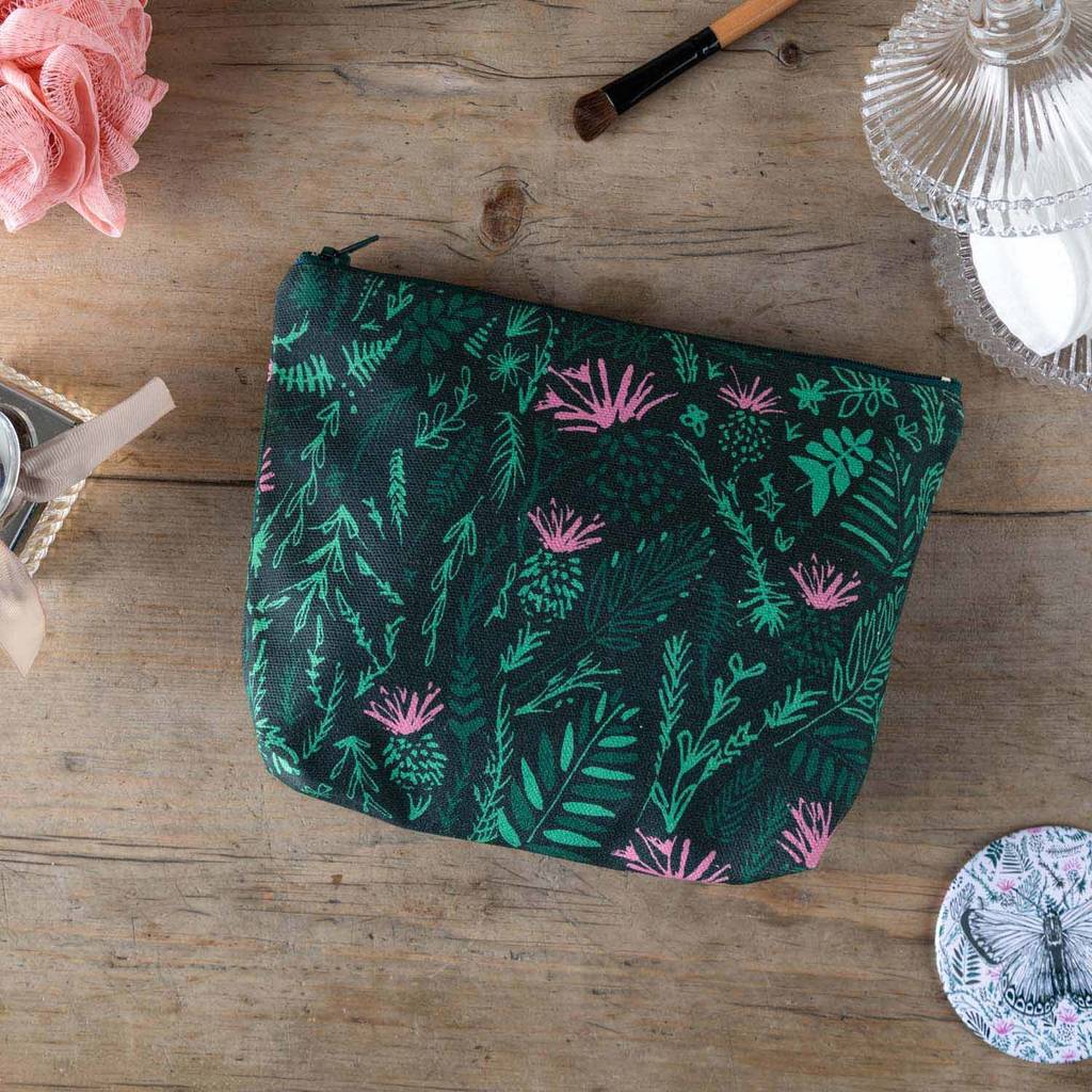 Thistles Cosmetic Bag, 1 of 6