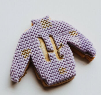 Personalised Christmas Jumper Biscuits, 3 of 7