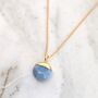 The Orb Blue Opal October Birthstone Necklace, thumbnail 4 of 7