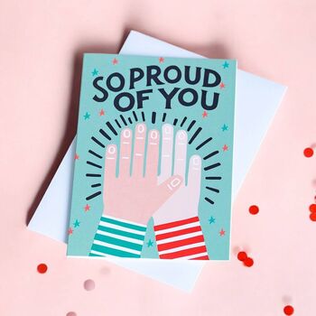 So Proud Of You Congraulations Card, 2 of 2