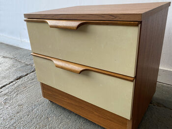 Vintage 1960’s Mid Century Bedside Drawers, 7 of 12