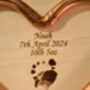 Baby Hand/Foot Print Heart, thumbnail 2 of 5