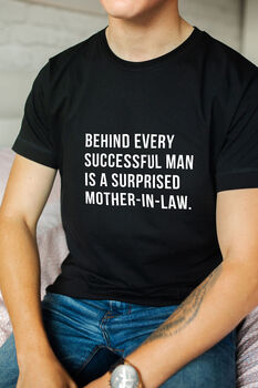 Mother In Law Joke Mens T Shirt Funny Gift For Him, 2 of 2