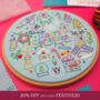 24 Days Of Advent, Christmas Advent Embroidery Kit, thumbnail 1 of 11
