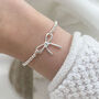 Bow Wedding Bracelet Tie The Knot, thumbnail 2 of 4