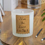 Personalised Cork Label Candle Jar, thumbnail 3 of 7