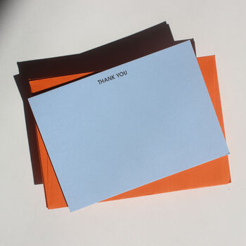 Colourful Wedding Thank You Cards With Envelope, 3 of 6