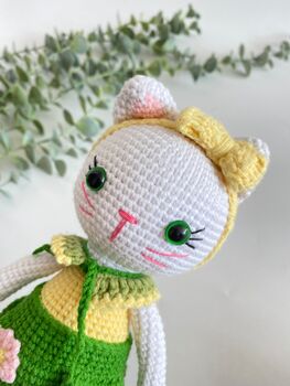 Handmade Crochet Cats For Children, 10 of 12