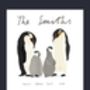 Personalised Penguin Family Print, thumbnail 2 of 2