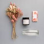 Dried Flower Posie, Candle And Chocolate Gift Set, thumbnail 6 of 9