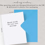 Funny Birthday Card 'Another Chin Hair' Joke Greeting Card, thumbnail 3 of 3