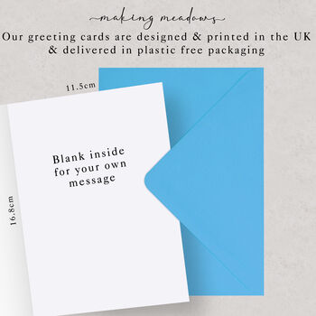 Funny Birthday Card 'Another Chin Hair' Joke Greeting Card, 3 of 3