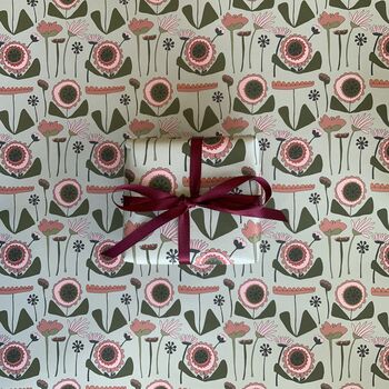 Bold Flora Wrapping Paper, 5 of 5
