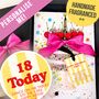 Luxury Scented Birthday Cake 18th Birthday Card, thumbnail 2 of 10