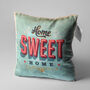 Retro Home Sweet Home Soft Cushion Cover, thumbnail 3 of 7