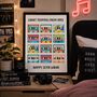 Personalised 30th Birthday Chart Toppers Print, thumbnail 1 of 4