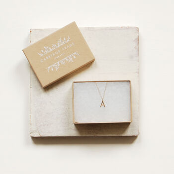 Solid 9ct Gold Initial Necklace, 3 of 5