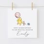 Winnie The Pooh 1st Birthday Granddaughter Card *Fully Personalised, thumbnail 2 of 6
