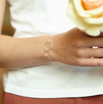 Sterling Silver Infinity Bracelet, 2 of 4