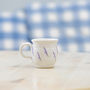 Handmade Lavender Espresso Cup, thumbnail 2 of 3