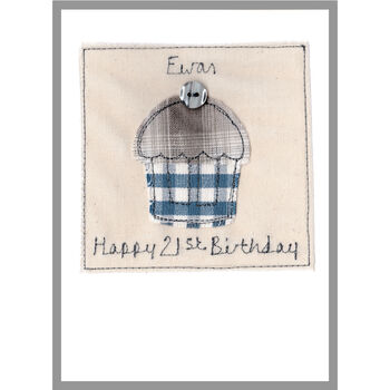 Personalised 40th Birthday Cake Card For Him, 7 of 8
