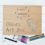 Personalised Ballerina Child's Art Box, thumbnail 9 of 12