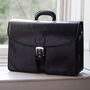 Personalised Men's Large Leather Briefcase 'Tomacelli2', thumbnail 8 of 10