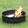 Hand Hammered Black Fire Pit, thumbnail 1 of 5