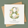 Personalised Botanical Birthday Card – Any Age, thumbnail 4 of 9