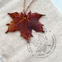 Small Canadian Maple Leaf Pendant, thumbnail 7 of 12