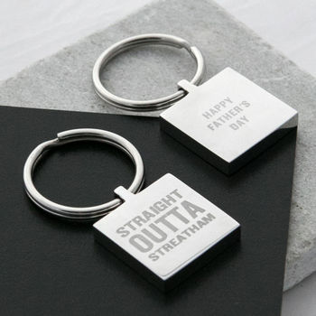 Personalised 'Straight Outta Compton' Hometown Keyring, 5 of 11