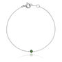 Small Birthstone Pendant Bracelet, thumbnail 4 of 6