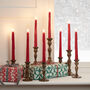 Eight Tru Glow® Red Wax LED Taper Candles With Remote, thumbnail 2 of 2