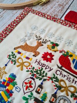 Night Before Christmas Hand Embroidery Kit, 4 of 12