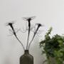 Three Handmade Wire Anemone Stems, thumbnail 3 of 11