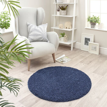 My Stain Resistant Easy Care Rug Midnight Blue, 4 of 4