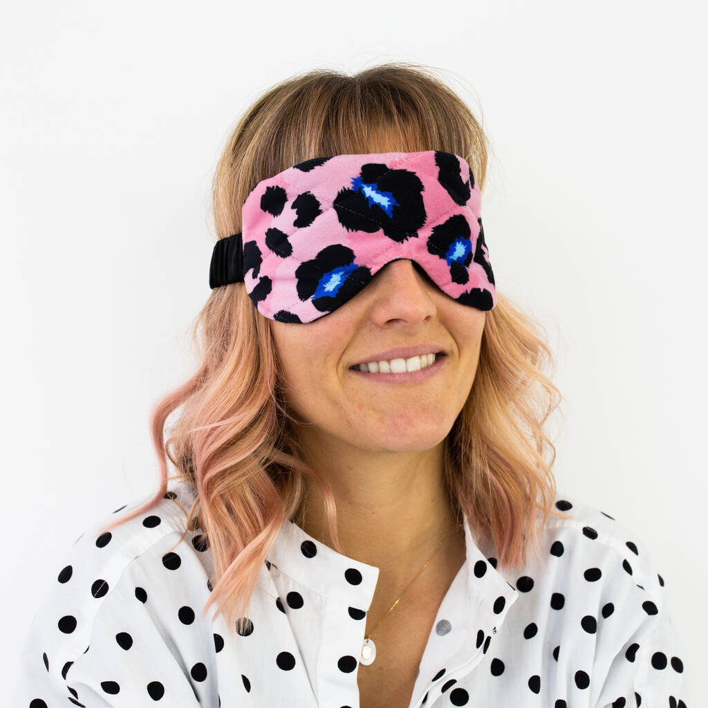 Leopard Print Eye Mask By Penelope Hope
