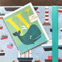 Mini W For Whale Card, thumbnail 1 of 5