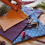 Organic Cotton Gift Bag 'Crossweave', thumbnail 7 of 9