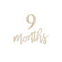 Wooden Pregnancy And Baby Milestone Signs, thumbnail 4 of 5
