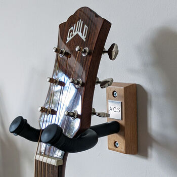 Personalised Guitar Hanger With Your Initials, 3 of 4