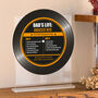 Personalised Funny Dad Vinyl Record Plaque, thumbnail 1 of 5