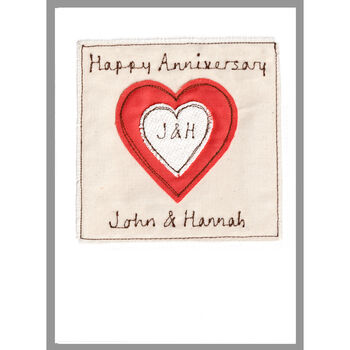 Personalised Coral 35th Wedding Anniversary Card, 3 of 6