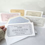 Personalised Luxury Ticket Style Gift Voucher, thumbnail 4 of 7