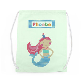 Personalised Mermaid Pe Kit Bag, 12 of 12