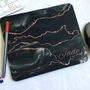 Personalised Black Rose Gold Mouse Mat, thumbnail 5 of 5
