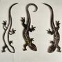 Gecko Reptile Metal Wall Plaque, thumbnail 1 of 8